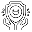 Illustration of a professional visa consultant advising a client with documents
